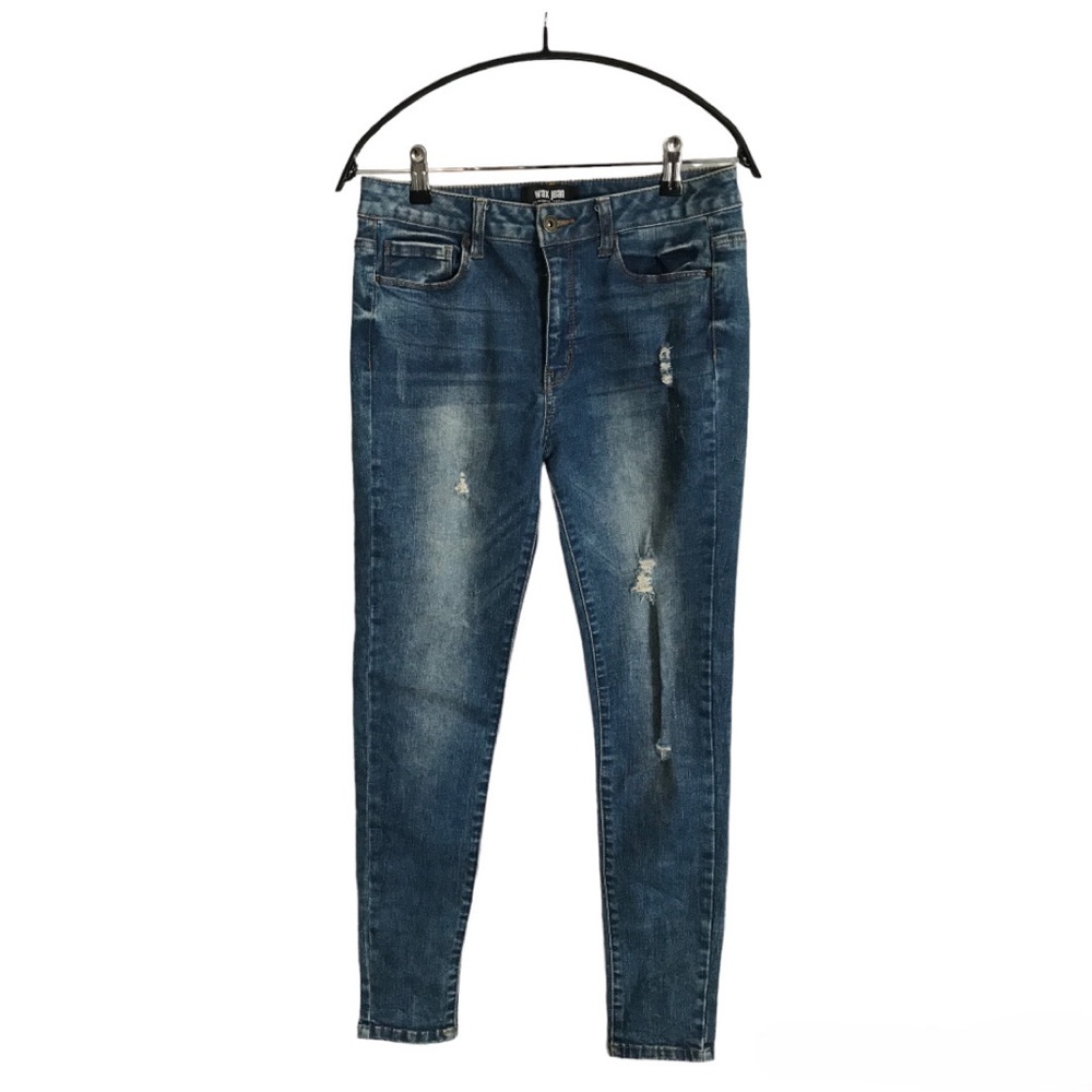 Wax Jean Distressed Skinny Jean Size 8/28 “Excellent”